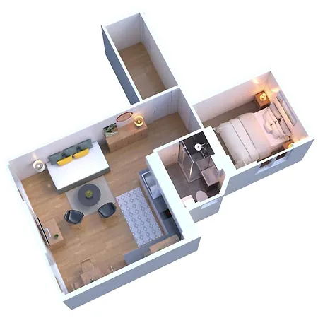 Lovely With Rooftop View شقة *